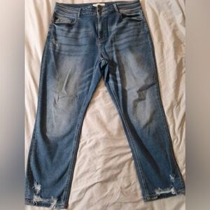 Women’s straight leg KANCAN jeans - size 18 - distressed jeans
